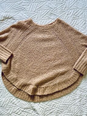 Lou & Grey Easy Boucle Poncho-style Sweater